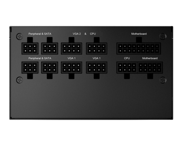 Fuente MSI MPG A650GF 650W 80 Plus Gold Modular - Imagen 2