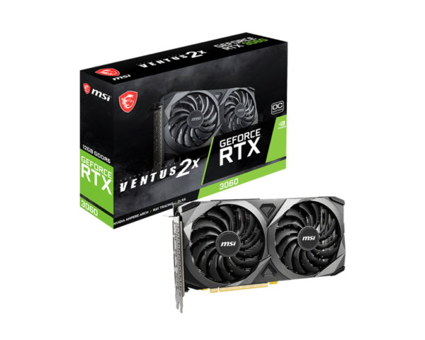 Placa De Video MSI RTX 3060 Ventus 2X DDR6 12GB OC - Imagen 5