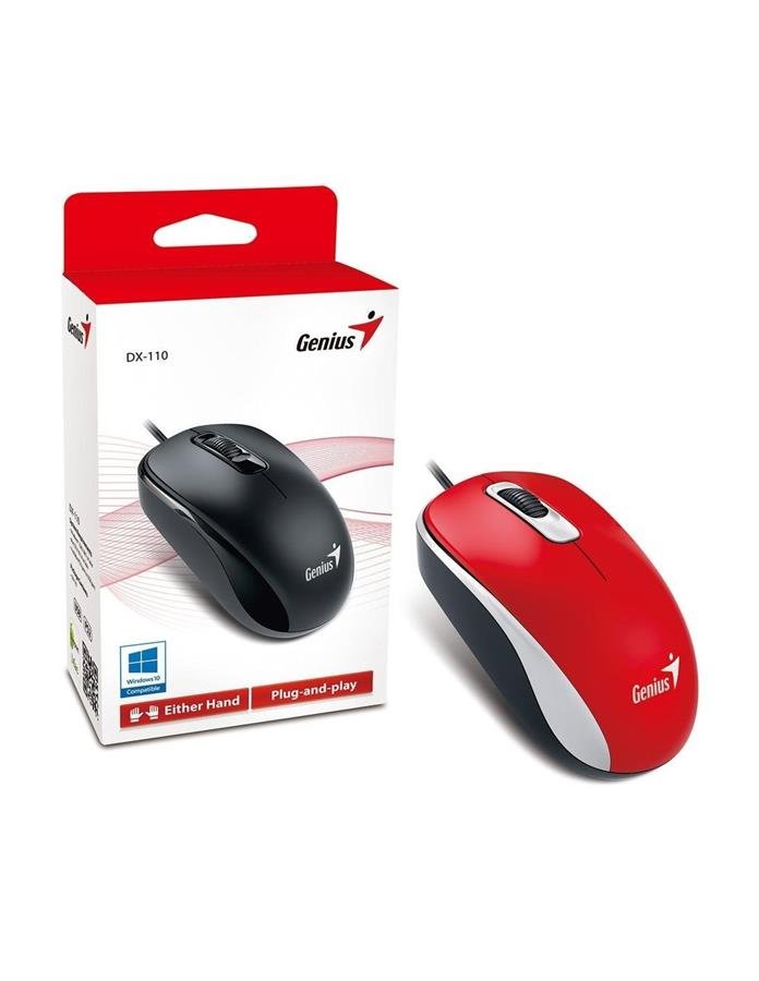 Mouse Genius DX-120 USB - Rojo - Imagen 2