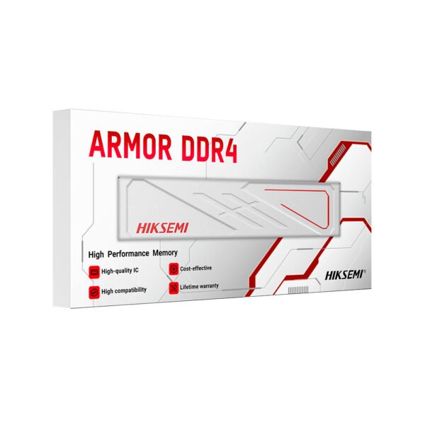 Memoria Ram Hiksemi Armor con disipador DDR4 8GB 3200Mhz White - Imagen 3