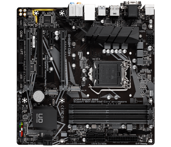 Mother Gigabyte B460M D3H Socket 1200 - Imagen 2