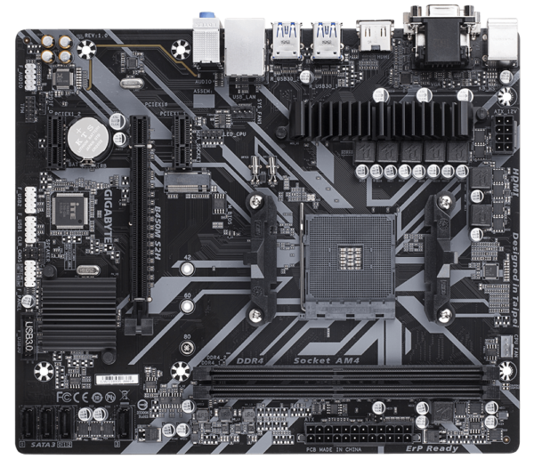 Mother Gigabyte B450M S2H Socket AM4 - Imagen 2