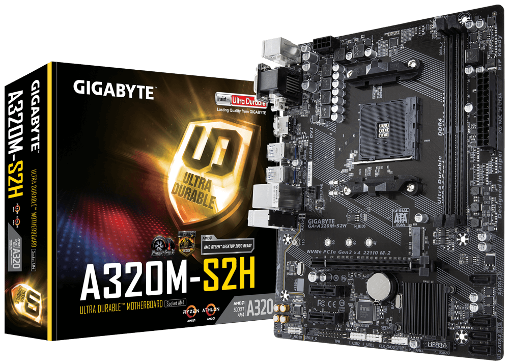 Mother Gigabyte GA-A320M-S2H Socket AM4 - Imagen 3