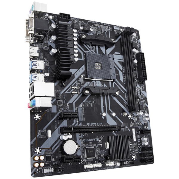Mother Gigabyte B450M S2H Socket AM4