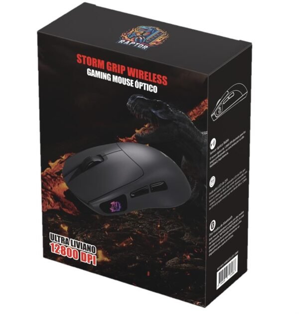Mouse Gamer Raptor Storm Grip - Inalambrico - PR computación
