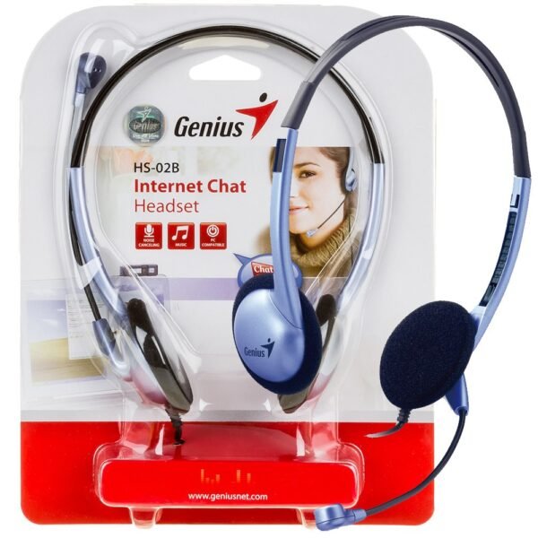 Auricular Genius HS-02B Con Microfono