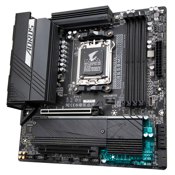 Mother Gigabyte B650M Aorus Elite AX 1.1 Socket AM5 - Imagen 3