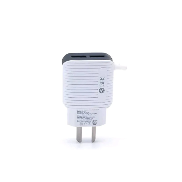 Cargador Ibek 3.8A IB-3801 Con Cable Micro USB