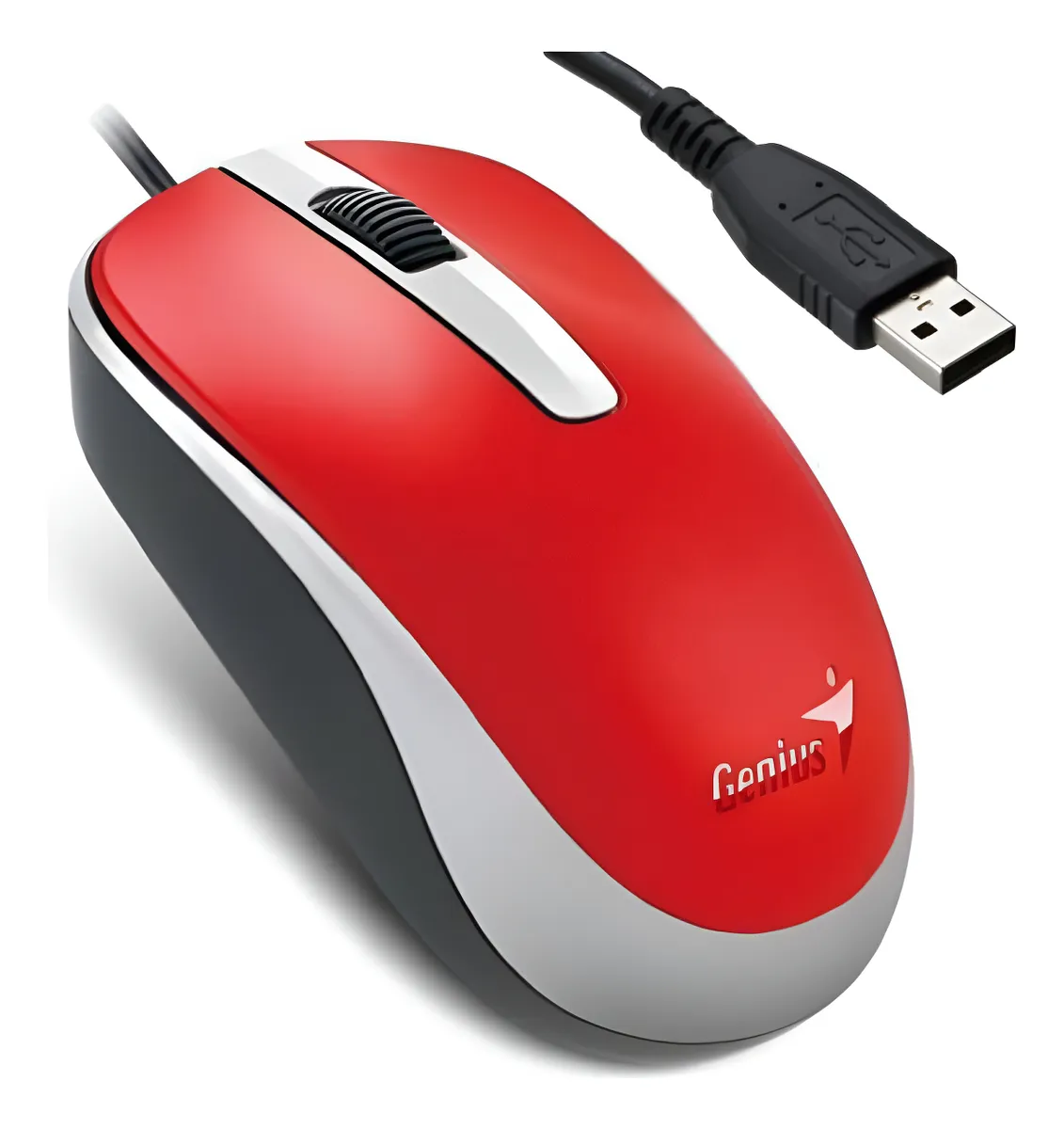 Mouse Genius DX-120 USB - Rojo - Imagen 3