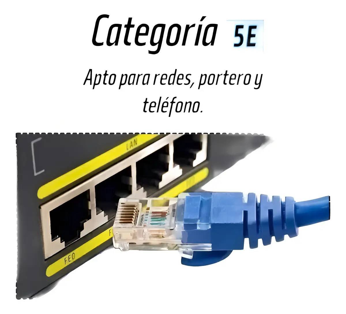 Cable UTP Kelyx Cat 5E X 20 mts - Imagen 3