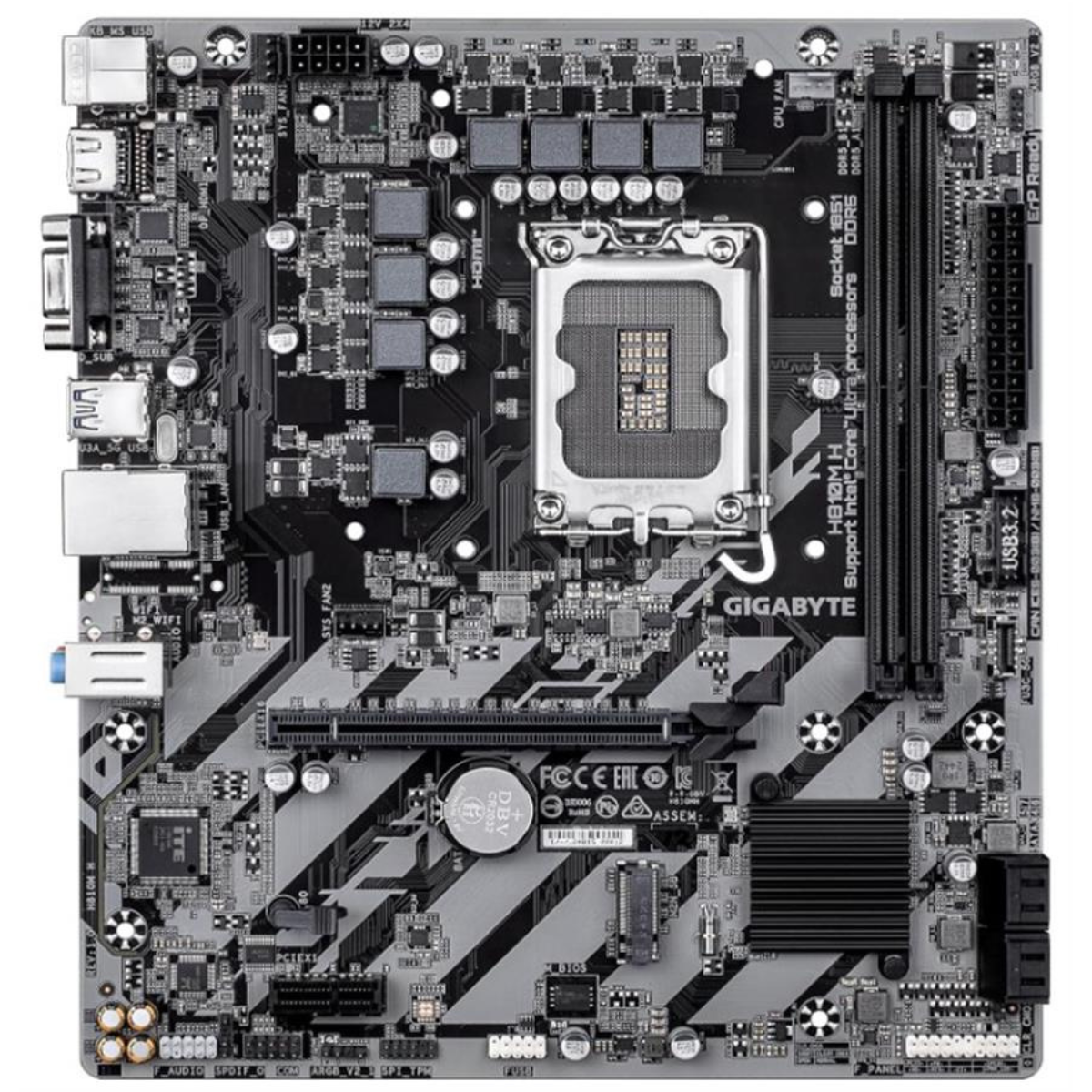 Mother Gigabyte H810M-K V2 DDR5 Socket 1851 - Imagen 2