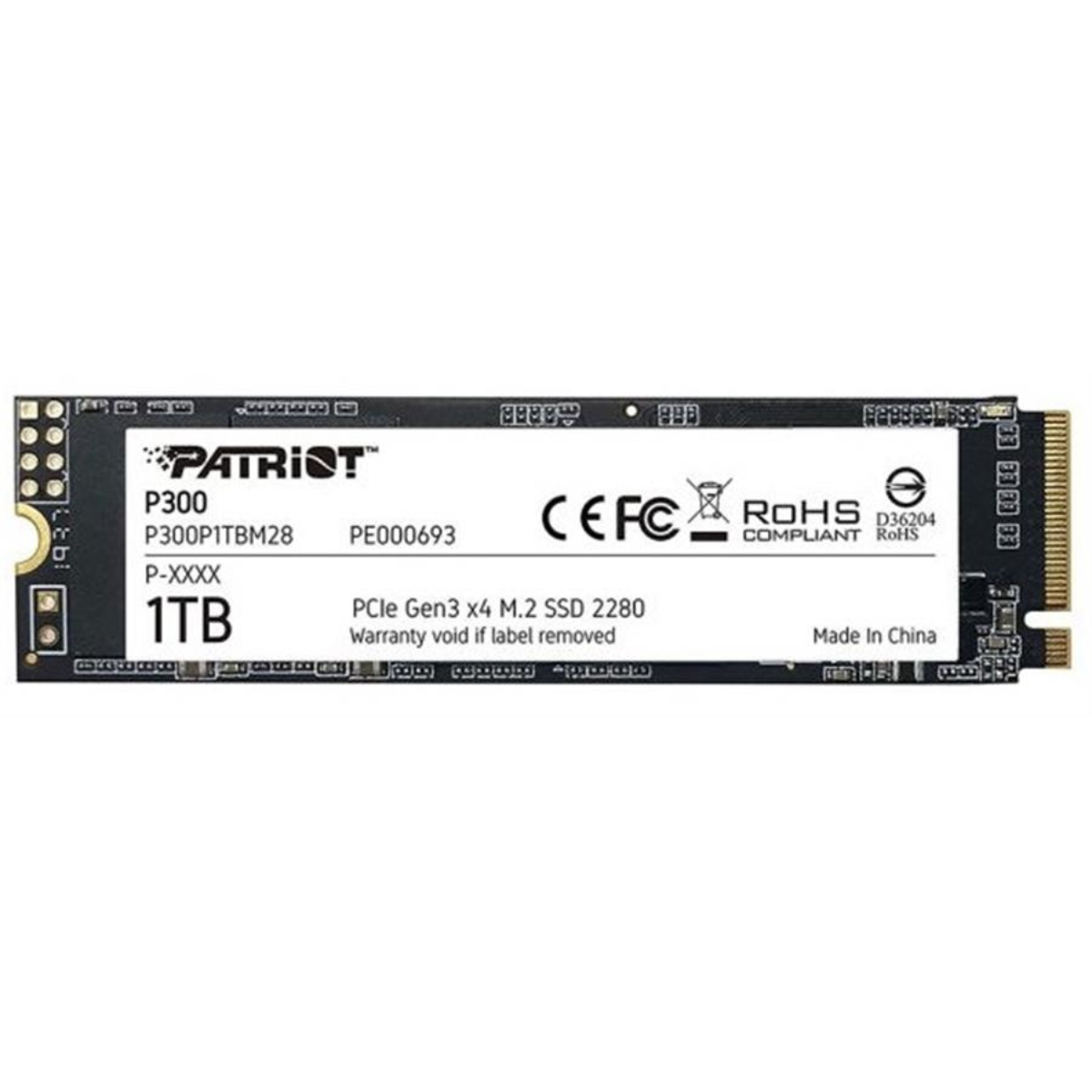 SSD Disco Solido Patriot P300 1TB PCIe M.2 - Imagen 2