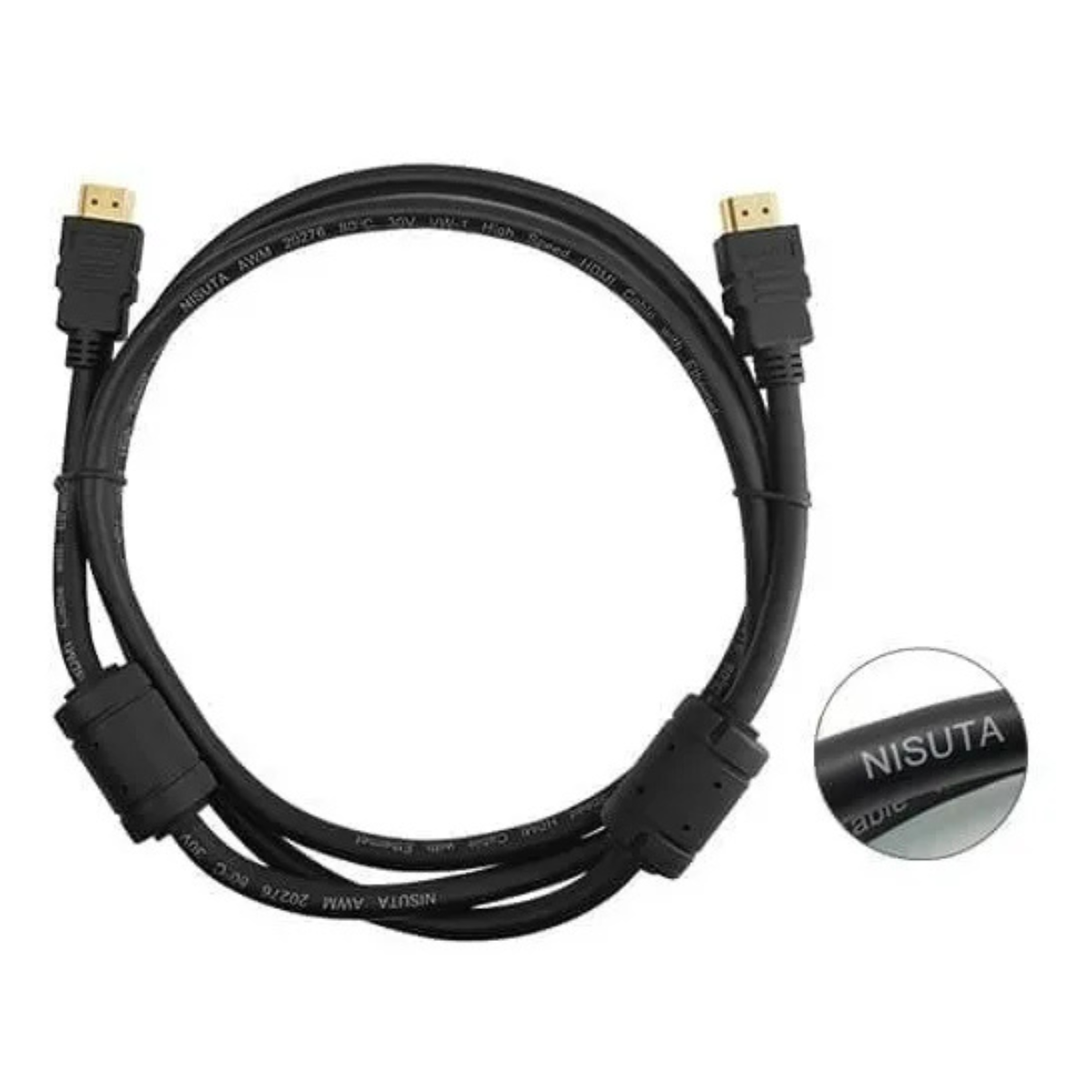 Cable HDMI a HDMI Nisuta x 1.50 mts