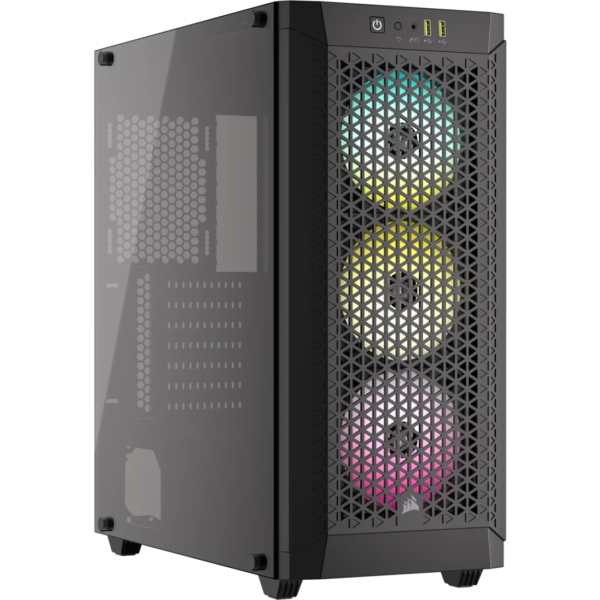 Gabinete Corsair 480T RGB Airflow ARGB x3 (Mid Tower)