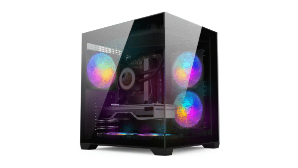 Gabinete Sentey A5 Black Vidrio Templado 5 Fan F-RGB 120MM