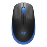 Mouse Logitech M190 USB Inalambrico - Negro y Azul