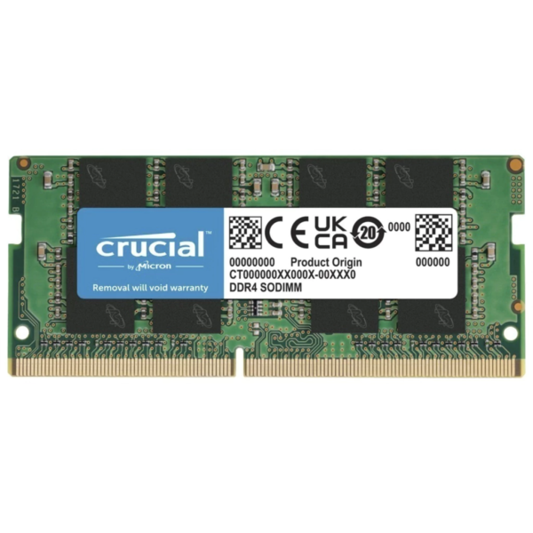 Memoria Sodimm Crucial DDR3 4GB 1600Mhz