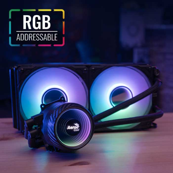 Water Cooler CPU Aerocool Mirage L240 RGB - Imagen 3