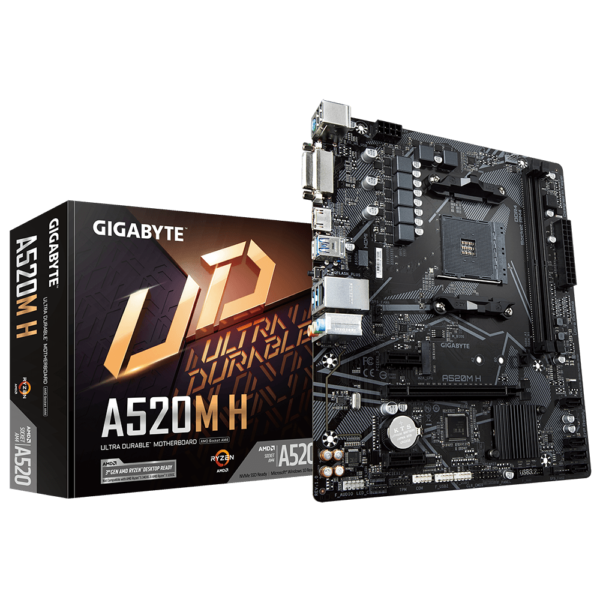 Mother Gigabyte A520M-H Socket AM4 - Imagen 3