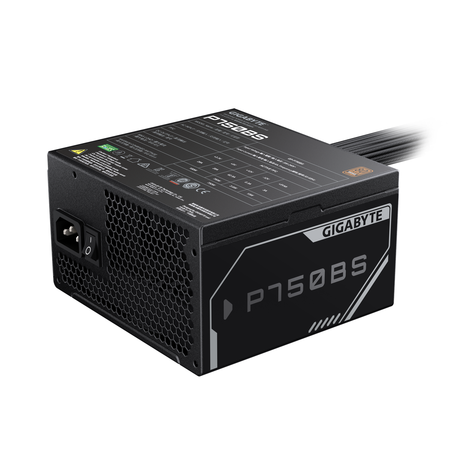 Fuente Gigabyte 750W GP-P750BS 80 Plus Bronze - Imagen 3