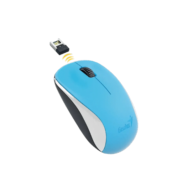 Mouse Genius NX-7000 USB Inalambrico - Celeste - Imagen 4