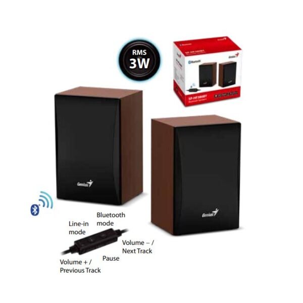 Parlantes Genius SP-HF380 USB Bluetooth - Imagen 2