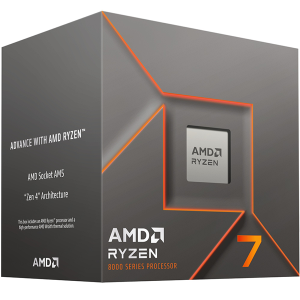 Procesador AMD Ryzen 7 8700F 4.7Ghz Socket AM5 - Con Cooler