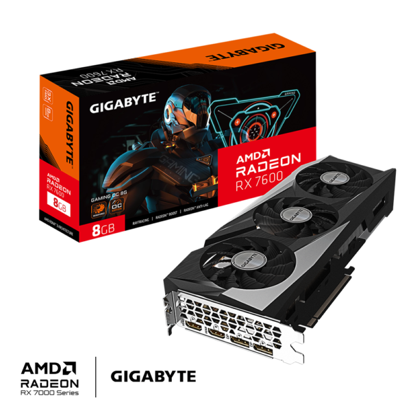 Placa De Video Gigabyte RX7600 XT Gaming DDR6 16GB OC - Imagen 8