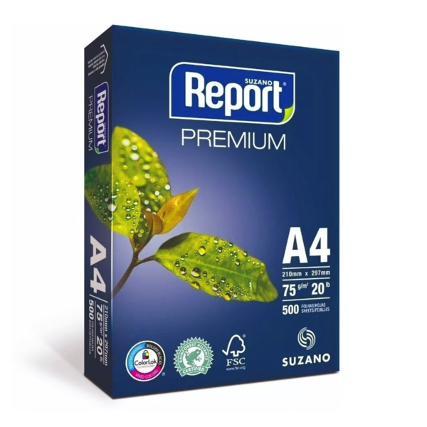 Resma Papel Report A4 75Grs