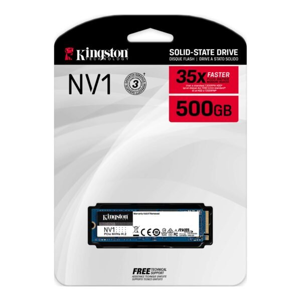 SSD Disco Solido Kingston NV3 500GB NVMe PCIe 4.0 M.2 - Imagen 3