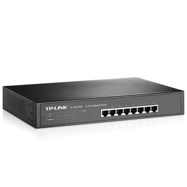 Switch Tp-Link 8B Gigabit Rack TL-SG1008 - Imagen 2