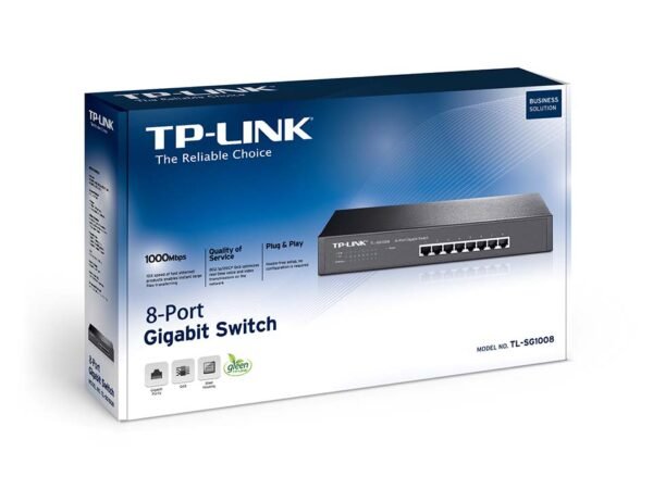 Switch Tp-Link 8B Gigabit Rack TL-SG1008