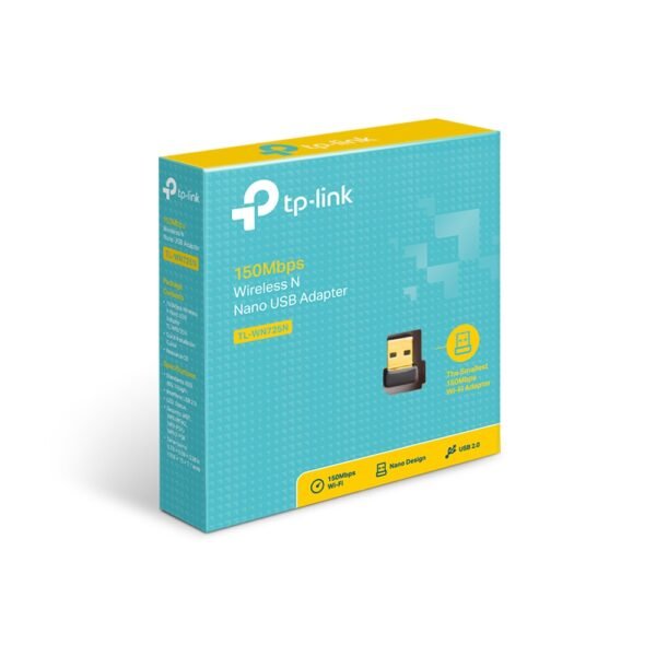 Adaptador de Red Wi-Fi Tp-Link USB WN725N Nano - Imagen 3