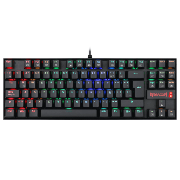 Teclado Gamer Redragon Kumara K552RGB-1R-SP Black Mecanico Switch Red - Imagen 2