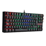 Teclado Gamer Redragon Kumara K552RGB-1R-SP Black Mecanico Switch Red