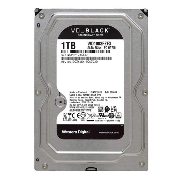 HDD Disco Rigido Western Digital 1TB Sata Black