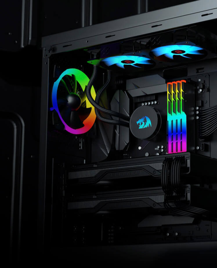 Water Cooler CPU Redragon Effect CCW-3000 X 240MM RGB - Imagen 2