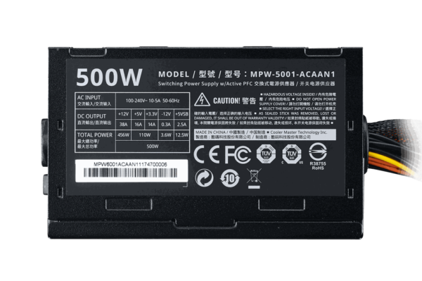 Fuente Cooler Master Elite 500W V3 - Imagen 3