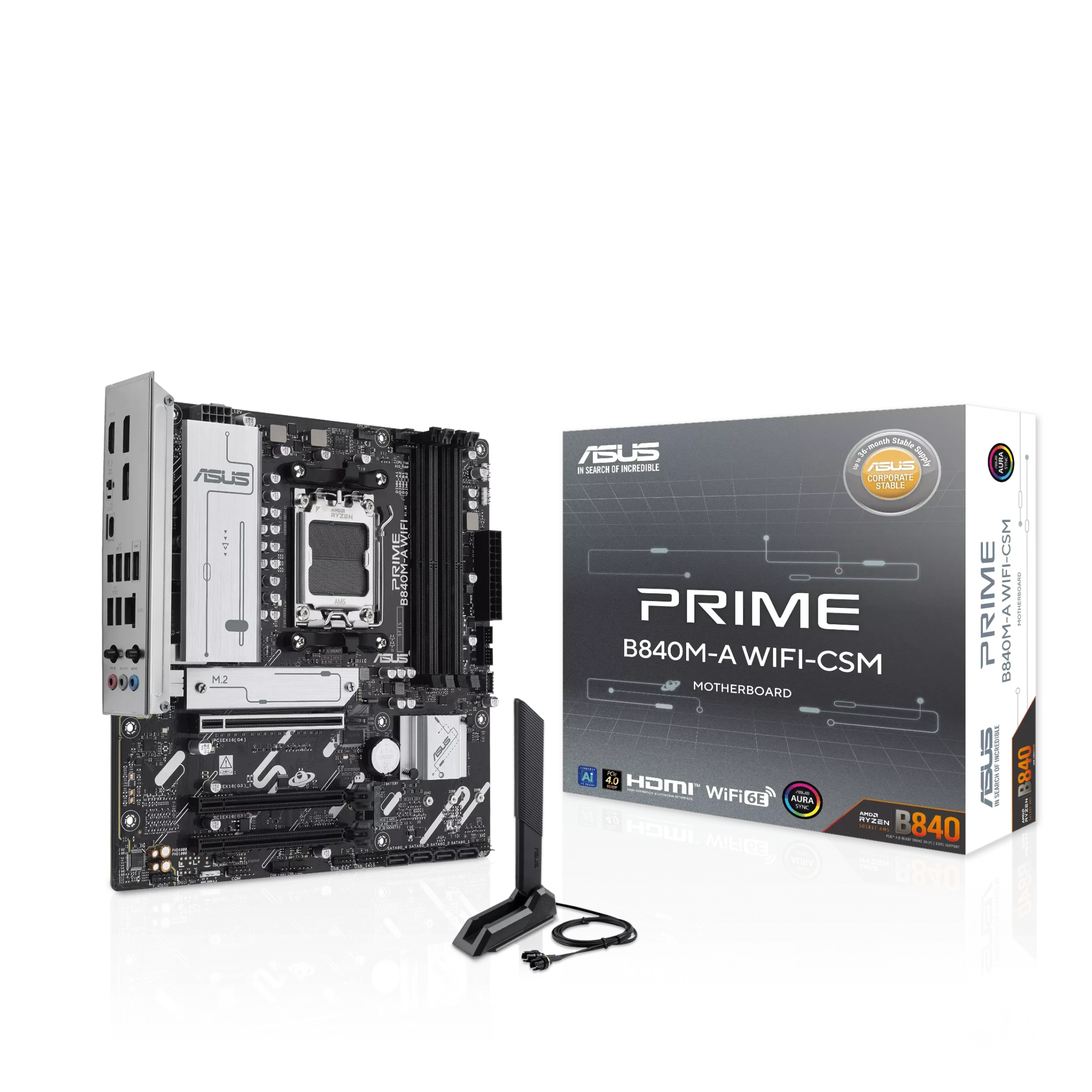 Mother Asus Prime B840M-A Wifi Socket AM5