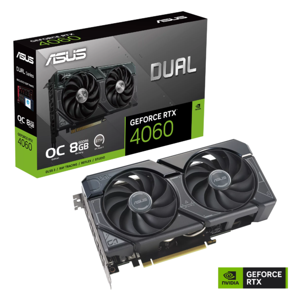 Placa De Video Asus Dual RTX4060 DDR6 8GB - Imagen 4