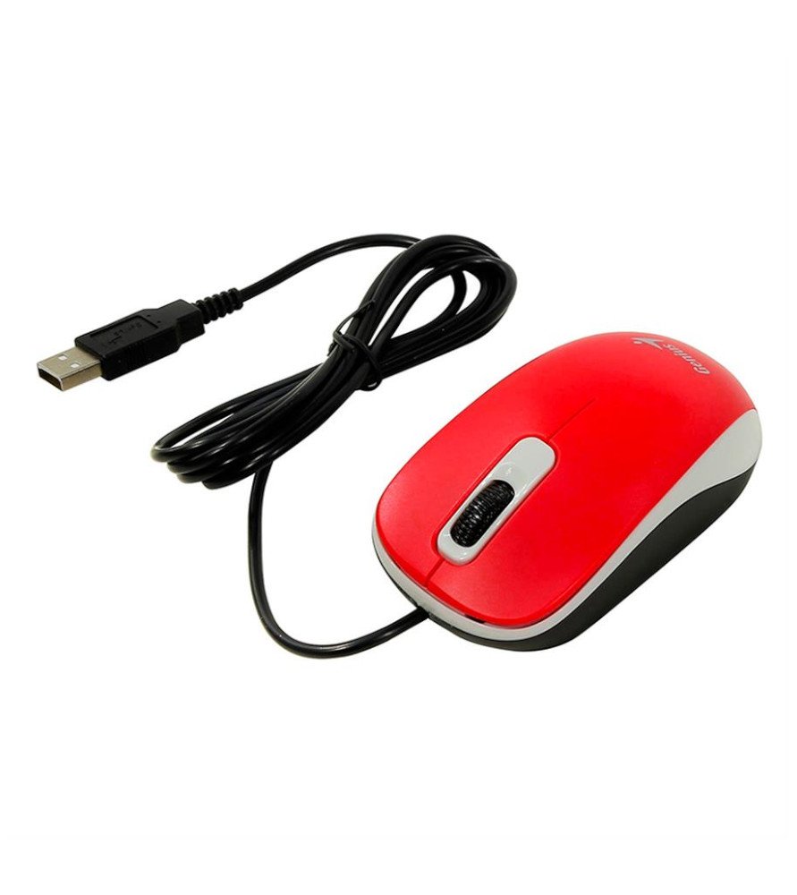 Mouse Genius DX-120 USB - Rojo - Imagen 4