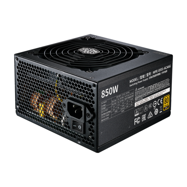 Fuente Cooler Master MWE 850W V2 80 Plus Gold modular - Imagen 4