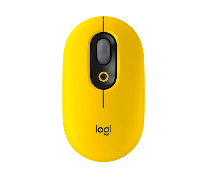 Mouse Logitech POP USB Inalambrico - Amarillo - Imagen 2